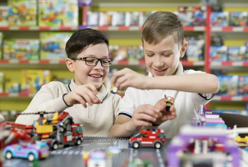 lego kinderen spelen